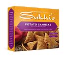 suki's potato samolas in a box