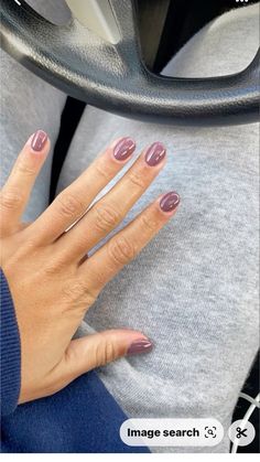 Not my pic ! Darker Neutral Nails, Fall Dark Nail Colors, Spring To Fall Nails, Dip Powder Nails Natural Nail, Nails Transition Summer To Fall, Basic Fall Nails Short, Sns Nail Inspiration, Labour Nails, Short Medium Square Nails