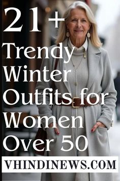 Gray Sweater Outfit Winter, Fashion Outfits Over 50, Classic Winter Outfits, Fashion For Women Over 60 Outfits, Winter Outfit For Women, Women Over 50 Fashion, Japan Winter Fashion, Grey Sweater Outfit