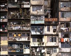 many balconies and windows in an old building