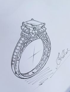 Gems Drawing, Gem Drawing, Engagement Images, Unique Gold Jewelry Designs, Diamond Jewelry Earrings, Jewellery Design Sketches