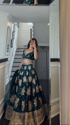 Green Lehenga Choli, Desi Dress, Lehenga Choli For Women, Choli For Women, Lehenga Choli Wedding, Lengha Choli