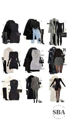 Cute outfit inspo Outfit Ideas Winter Party, Silent Wealth Outfit, It Girl Outfit Black Women, Outfit Inspo Night Out, How To Style Black Shirt, How To Style A Black Shirt, Classy Aesthetic Black Woman, Mafia Girl Outfits, Mafia Wife Aesthetic Outfits