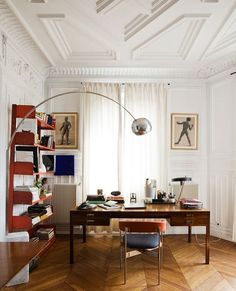 an apartment by laplace & co architecture and design love's book cover, paris apartment by laplace & co