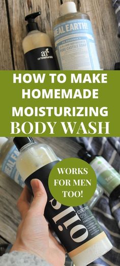 Body Wash Recipe, Diy Body Wash, Homemade Body Wash, Liquid Body Wash, Mens Body Wash, Liquid Castile Soap, Diy Shampoo, Essential Oils Guide, Soap Recipe