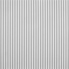 a white wall with vertical lines painted on the side and bottom part in grey tones