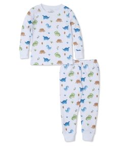 Your toddler will love our dinosaur domain print pajama set. Made from the softest 100% Pima cotton, your little one is sure to get a good night's sleep! 100% Pima Cotton Made in Peru Snug-fitting, not flame resistant Machine wash cold; tumble dry low Two Piece Pajama Set, Hospital Bag Essentials, Hooded Bath Towels, Toddler Pajamas, Rose Shop, Pajama Pant, Cozy Fits, Print Pajamas, Essential Bag