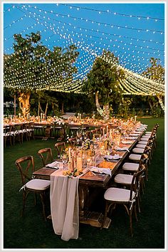 Outdoor Lighting Ideas - Get It Today! For more details, click to visit Amazon.com. Fairy Lights Wedding, Outdoor Dinner, Garden Parties, Marriage Ceremony, Wedding Dinner, San Lucas, Cabo San Lucas