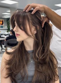 bangs Wispy Curtain Fringe, Bangs Hair Styles, Curtain Fringe, Straight Blonde Hair, Different Hair Types, Wispy Bangs, How To Style Bangs