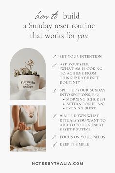 How To Build The Best Sunday Reset Routine | Notes by Thalia Spring Reset Routine, Sunday Reset Routine Checklist, Sunday Reset Checklist, Reset Routine Aesthetic, How To Reset Your Life, Life Reset Checklist, Weekly Reset Checklist, Sunday Reset Aesthetic