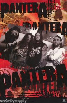 an advertisement for the band pantera