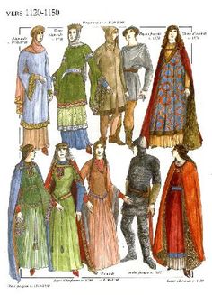 1100s Fashion, 13th Century Fashion, 13th Century Clothing, Middle Ages Clothing, Medieval Garb, Medieval Clothes, History Fashion, Middle Age Fashion