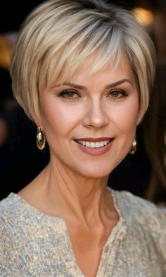 Short Hairstyle Women Back View, Transitional Hairstyles, Blond Haircuts, Gray Haircuts, Youthful Haircuts, Hair For Women Over 50, Short Hair Back View, Gray Pixie