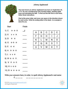 an apple tree worksheet for children to learn how to read the alphabets