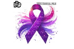 a purple ribbon with the words pnc digital file