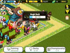 the game has many horses on it and is very fun to play with friends,