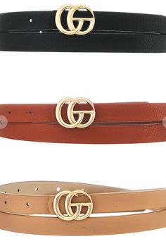 A simple twist on a classic Gucci style belt for women. Same look and feel, but without the hefty price tag. What's more, our belts come in a 3 pack so you'll always have the right color! They feature a gorgeous faux leather strap and a double o-ring buckle! 3 Pack Belt Options: Brown Multi = 1 White belt, 1 Brown Belt, 1 Black Belt Snake Multi = 1 White Snake Pattern Belt, 1 Grey Snake Pattern Belt, 1 Black Snake Pattern Belt Tan Cheetah = 1 Black solid belt, 1 Rust solid belt, 1 Tan cheetah pr Luxury Gucci Belt Buckles For Formal Occasions, Luxury Belts Women Casual, Cheap Trendy Bottoms With Belt, 2022 Belts, Luxury Business Belts For Women, Trendy Cheap Bottoms With Belt, Shopping Belts, Luxury Formal Belts For Fall, Cheap Belted Bottoms For Women