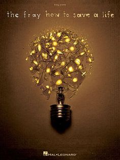 a light bulb that has been turned on with the words, the fray now to save a