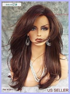 2025 Hair Trends For Women - Hair Color And Haircuts Ideas - For Women Hairstyles Ideas For Long Hair, Long Layered Wig, Hairstyle Ideas For Long Hair, Long Hair 50, Hair Cut Ideas, For Long Hair Hairstyles, Ideas For Long Hair, Long Hair Hairstyles, Wine Hair