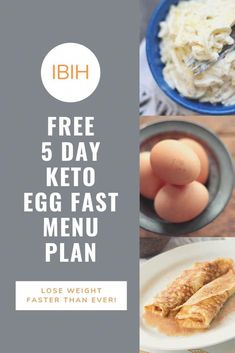 My free Keto Diet Menu Plans include macros, recipes, menus, shopping lists, nutrition info, meal prep tips, & testimonials for motivation! Egg Fast Diet, Im Hungry, Keto Egg Fast, Breakfast Low Carb, Fast Diet, Egg Fast, Overnight Oat, Fast Life, Starting Keto Diet