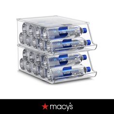 in stock Bottled Water Storage Ideas, Water Bottle Storage Ideas, Pantry Kitchen Organization, Water Bottle Organizer, Fridge Pantry, Bottle Organizer, Water Bottle Organization, Water Bottle Storage, Organizer Bins