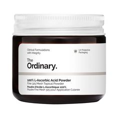 What it is:  An effective antioxidant that brightens the skin tone and targets the signs of aging. Skin Type: Normal Skincare Concerns:  Fine Lines, Wrinkles, and Uneven TextureIngredient Callouts: Free of parabens. This product is also vegan, cruelty-free, and gluten-free, and comes in recyclable packaging. What Else You Need to Know: This formula offers a very fine L-Ascorbic Acid powder that visibly targets the appearance of uneven skin tone, dullness, and signs of aging and is formulated to Top Rated Skin Care Products, Skincare Stuff, Ordinary Skincare, Affordable Skincare, The Ordinary Skincare, Skincare Brands, Supple Skin, Sephora Beauty, Best Moisturizer