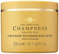 Champneys Citrus Blush Enlivening Body Butter 300ml #CHAMPNEYSHEALTHSPA Talenti Ice Cream, Body Butter, Candle Jars, Ice Cream, Blush