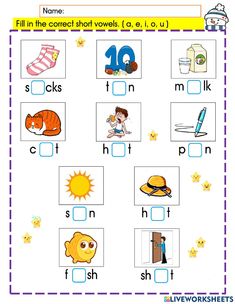 worksheet for beginning with the correct words in english and spanish, including pictures