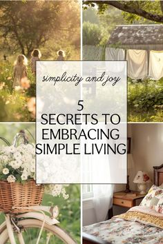 Ready to embrace a life with less stress and more joy? Discover the secrets to simple living and how you can make meaningful changes. #SimpleLiving #LifeTransformation #Minimalism Simple Life Books, Simple Living Aesthetic, Slow Living Aesthetic, The Soft Life, Homemaking Skills, Living Aesthetic, Cottagecore Living, Happy Homemaking