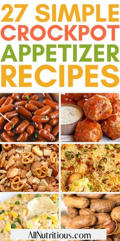 27 simple crockpot appetizer recipes that are delicious and easy to make