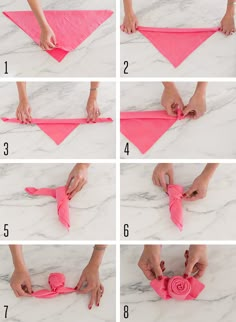 step by step instructions on how to make an origami rose