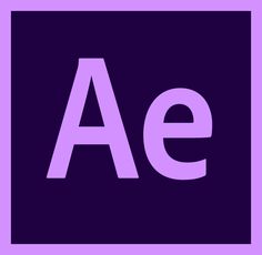 the adobe logo is shown in purple and white, as well as an e - letter