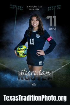 Texas Tradition Photography: Ranchview High School Girls Soccer media day featuring senior Sheridan Nguyen! Senior Sports Pictures Soccer, Soccer Media Day, High School Soccer Pictures, Creative Soccer Photography, High School Sports Photography, Sports Team Photography, Texas Traditions