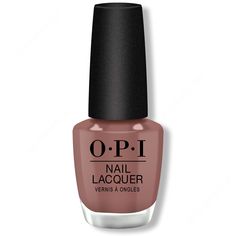 OPI Nail Lacquer - Espresso Your Inner Self 0.5 oz - #NLLA04 - Nail Lacquer at Beyond Polish Opi Bonfire Serenade, 200 Fashion, Opi Top Coat, Rose Gold Nail Polish, Candy Brown, Nail Base, Nail Base Coat, Brown Nail Polish, Gold Nail Polish