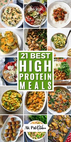 Looking for quick and easy high-protein meals that won't derail your low-carb diet? Check out these delicious & healthy recipes! From high-protein chicken recipes to vegetarian options, we've got you covered. Try our high-protein meal prep recipes for easy and healthy meals all week long. Trying to lose weight? Our high-protein meals for weight loss are sure to satisfy you. Looking for high-protein dinner ideas? Look no further than our collection of mouth-watering high-protein dinner recipes. High Protein Meal Recipes, Protein Meal Recipes, Best Vegan Protein Powder, High Protein Lunch Ideas, Protein Dinner Recipes, Easy High Protein Meals, High Protein Meals, Best Vegan Protein, High Protein Dinner