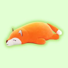 omgkawaiii 🐰 Land Animals Plushies 45 CM Stuffed Animal Fox Plush Toy Fox Plushie, Dinosaur Light, Fox Stuffed Animal, Plushies Cute, Fox Pillow, Cuddle Pillow, Fox Toys, Big Plush, Dog Stuffed Animal