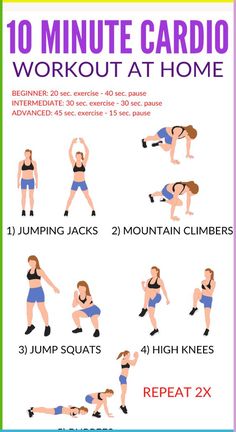 Get your heart pumping and burn calories with this 10-minute cardio workout you can do right at home. Designed for all fitness levels, this quick and effective routine includes a series of high-intensity exercises that target multiple muscle groups, boosting your cardiovascular health and energy levels. No equipment is needed—just a little space and your own body weight. Perfect for a busy schedule, this workout helps you stay fit and energized in just 10 minutes a day. At Home Cardio Workout No Equipment, Indoor Cardio Workout, 10 Minute Cardio, 10 Minute Cardio Workout, 30 Minute Cardio Workout, Quick Cardio Workout, Beginner Cardio Workout, Hiit Workouts For Beginners, Motivasi Diet