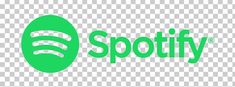 the spotify logo on a transparent background