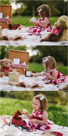 kym vitar {photography}: Lake Balboa, CA children's photography: a teddy bear picnic 2nd Birthday Photos, Photo Shoot Ideas, Teddy Bear Picnic, Photoshoot Idea, Decoration Photo