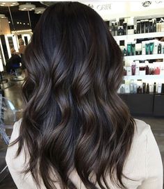 Low Maintenance Brown Hair Color, Best Hair Stylist, Bombshell Hair, Warm Scarves, Dark Brunette Hair, Subtle Balayage, Haircuts For Medium Hair