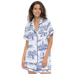 Katie Kime Design Katie Kime, The Big Easy, Aesthetic Life, Big Easy, Sleep And Loungewear, Pajama Party, Short Pajama Set, Pajama Shorts, Dillard's