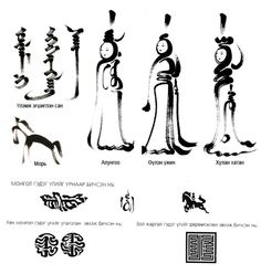 an image of some type of symbols in the form of people and letters that appear to be