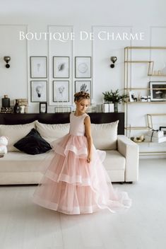 Tulle Flower Girl Dress, White Flower Girl Dress, Baby Formal Dress, Satin Flower Girl Dress, Toddler Wedding Dress, Pink Flower Girl Dress - Etsy Dusty Rose Flower Girl Dress, Tutu Flower Girl Dress, Baby Tulle Dress, Flower Girl Dress White, Pink Flower Girl Dress, Girl Wedding Dress, Flower Girl Dress Baby, Pink Flower Girl