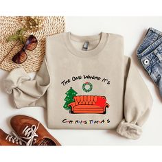 The One Where It's Christmas Shirt, Christmas Movies Characters Shirt, Christmas Movie Sweatshirt, Vintage Movie ,Winter Christmas Tee, gift WHERE TO ORDER Step 1: Check and go over each photo. Step 2: Select the size and color of your clothing. Because different manufacturer companies produce different designs of shirts, the same color may be available in a variety of tints. Step 3: Carefully read the directions. Enter your design's name and, if applicable, the font color. As an example White, Christmas Movie Sweatshirts, Movie Sweatshirts, Christmas Movies Characters, Holiday Shirt Ideas, Christmas Movie Characters, Movies Characters, Elsa Shirt, The One Where, Christmas Movie