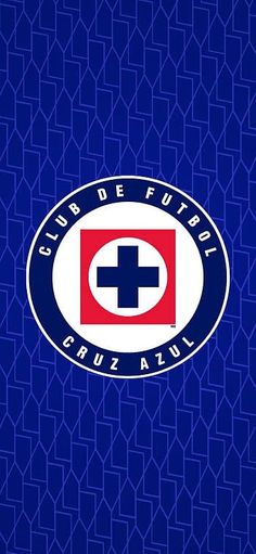 the logo for club de fusail cruz azzol on a blue background