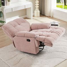 a reclining chair in a living room