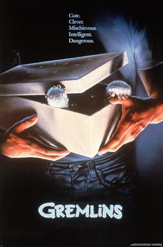 a movie poster for the film gremlin's ghost starring two hands holding an envelope