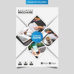 a business brochure with photos and text