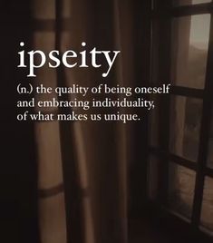 an open window with the words'impecity'on it