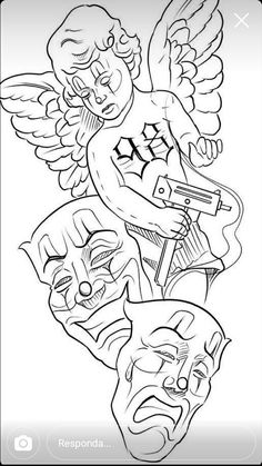 Tattoo Outline Drawing Stencil, Half Sleeve Tattoo Stencils, Half Sleeve Tattoos Drawings, Gangsta Tattoos, Tattoo Outline Drawing, Stencil Outline, Chicano Art Tattoos, Half Sleeve Tattoos, Tattoos Geometric